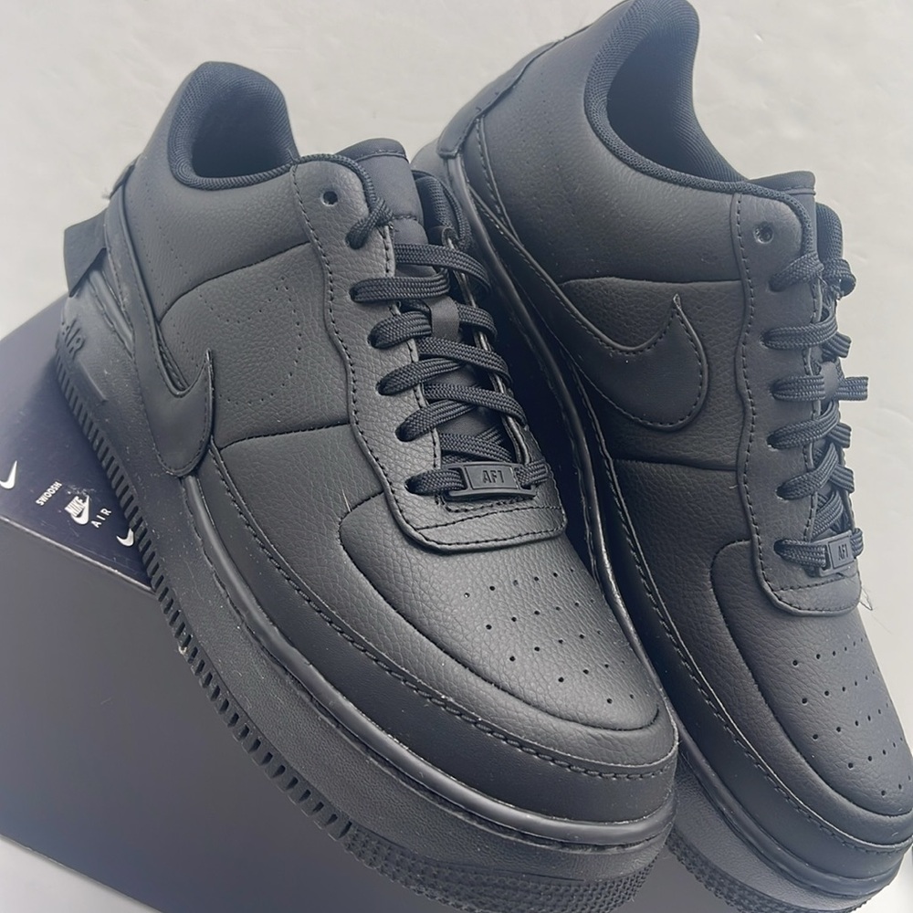 Nike WMNS AF1 JESTER XX BLACK:BLACK/BLACK 
AO1220 001 Platform Sneakers - Picture 7 of 16